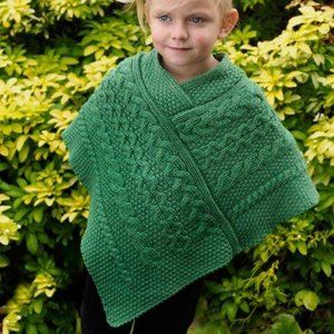 New With Tags Authentic Irish 100% Wool Cape XS